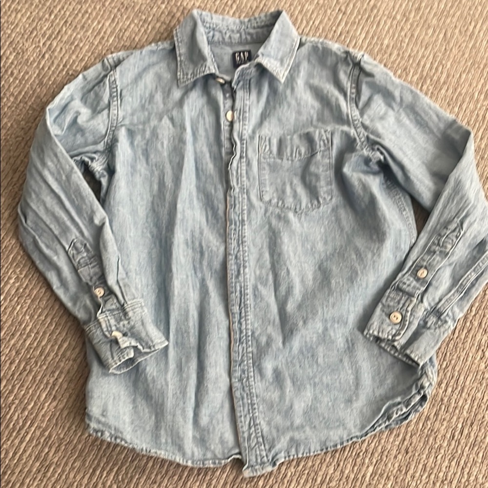 GAP Light Blue Denim Shirt